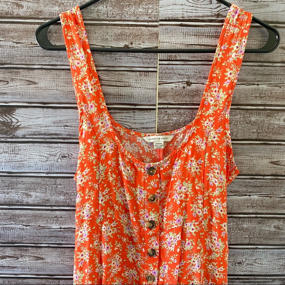 American Eagle Floral Print Dress Size M - Picture 2 of 10